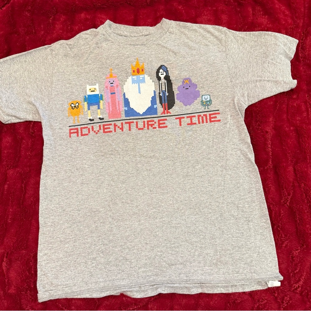 Adventure Time Kids Gray T-Shirt